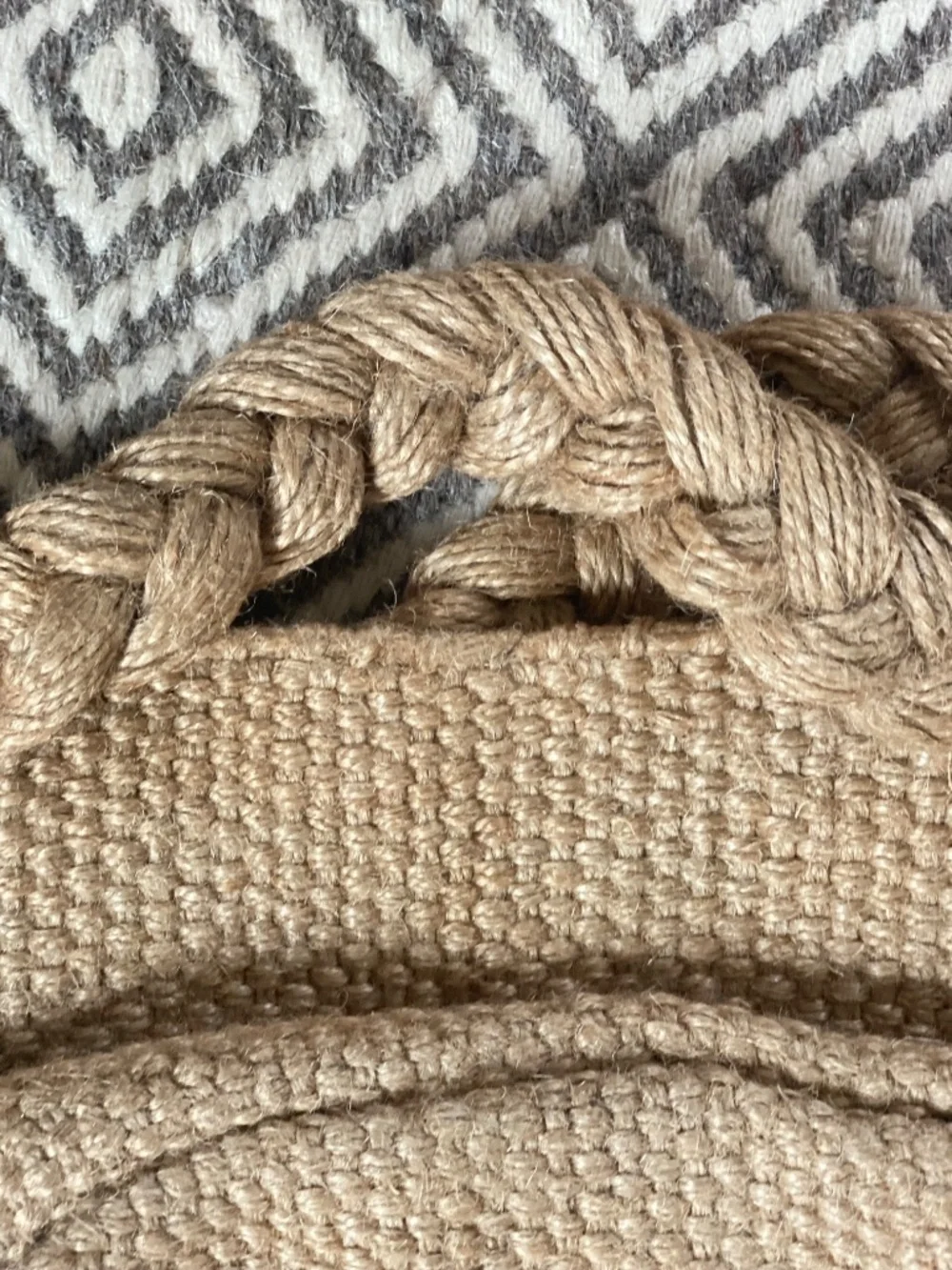 IKEA MÄVINN Basket jute/braided,14 ½x13 ¾x13 ¾ -NWT